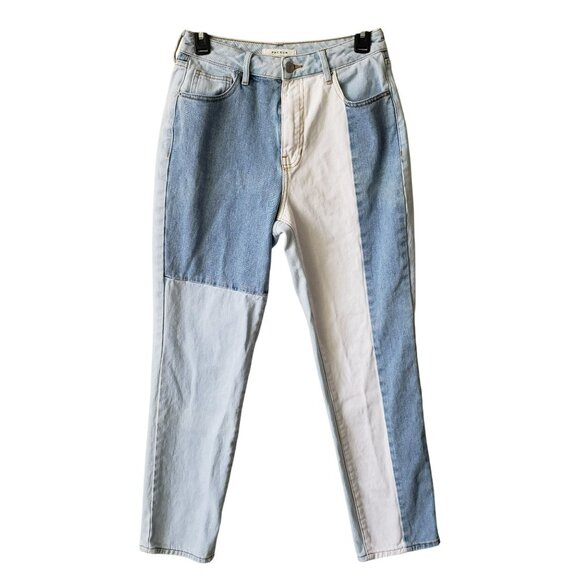 Pacsun Mom Jeans Patchwork Funky 70s - Picture 4 of 14